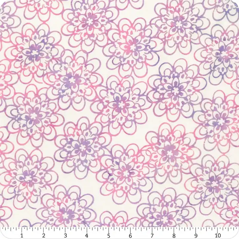 Pixie Baliscapes Batiks Lilac Mums Yardage | SKU# 2503Q-X Same Day Shipping