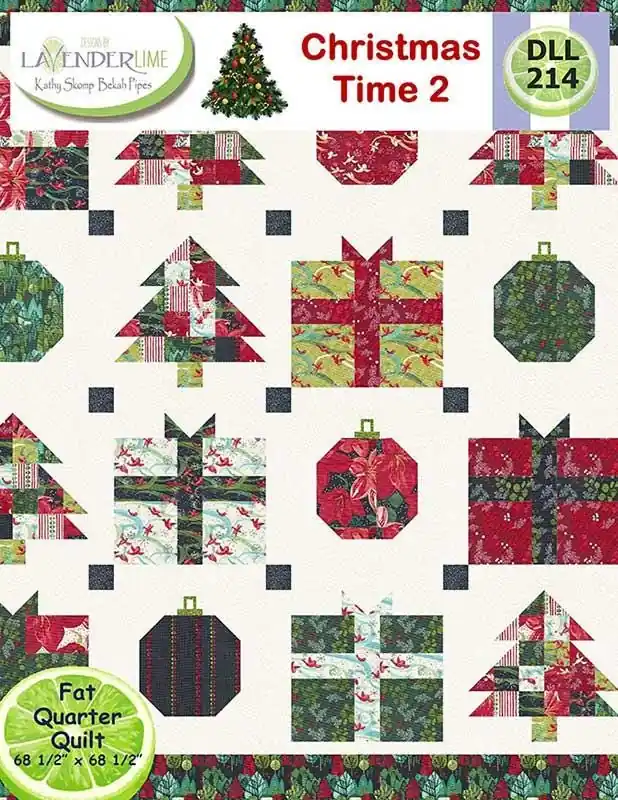 Christmas Time 2 Quilt Pattern | Designs by Lavender Lime #DLL-214 Big Sale