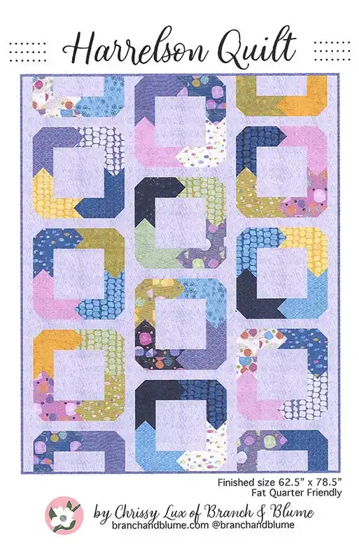 Luxury Harrelson Quilt Pattern | Branch & Blume #BNB-2319