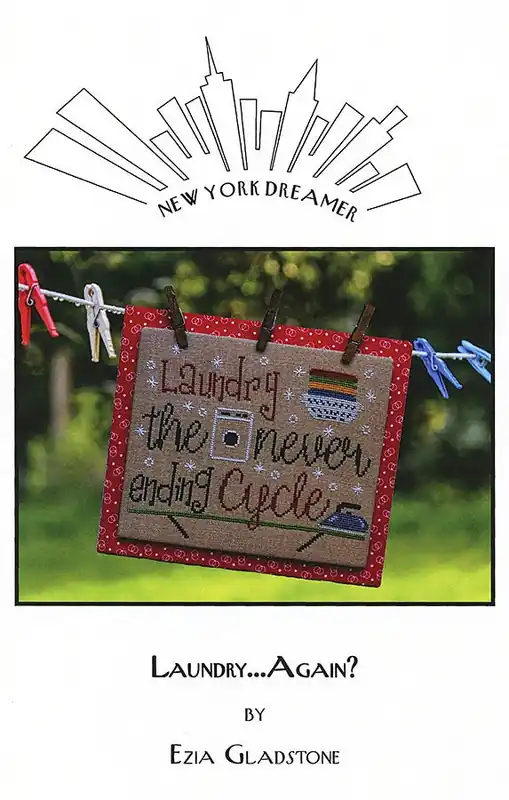 Weekend Sale Laundry... Again? Cross Stitch Pattern | New York Dreamer