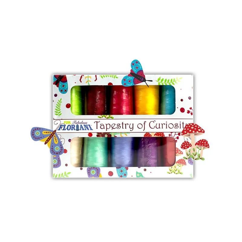 10 Spool Tapestry of Curiosity Thread Set | Floriani #F-TCTC Crafted