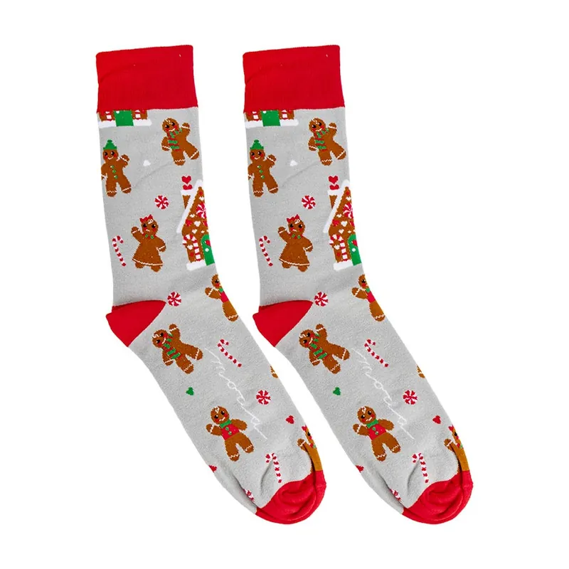 Exclusive Offer Gingerbread House Sew Cute Crew Socks | Cathe Holden for Moda Fabrics #SOCKS-60