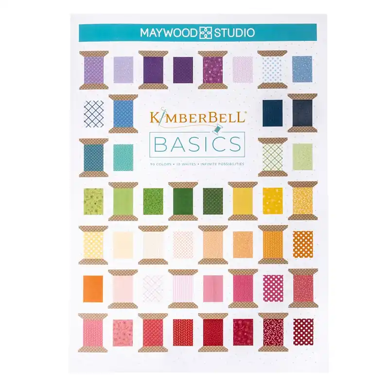 Sale Kimberbell Basics Color Card | Kimberbell Designs for Maywood Studio #CC-MAS-KBB
