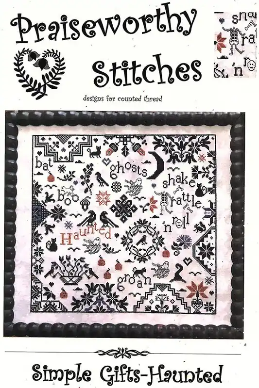 Simple Gifts - Haunted Cross Stitch Pattern | Praiseworthy Stitches Buy Today