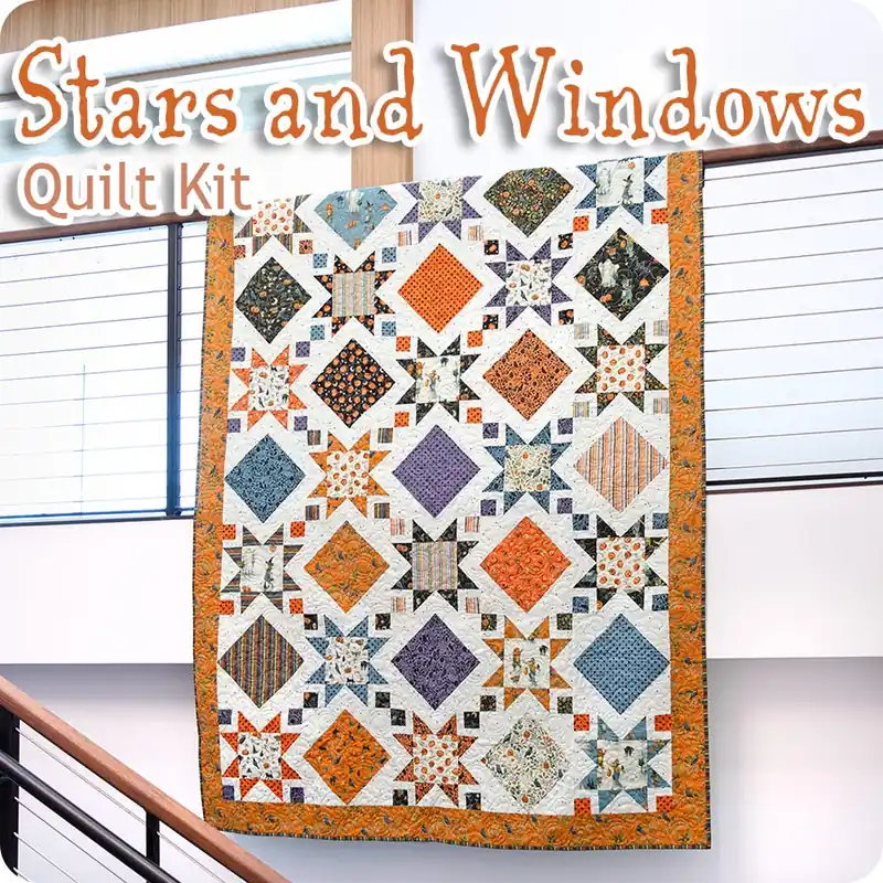 Wholesale Stars and Windows Quilt Kit | Featuring Trick or Treat by Lisa Audit