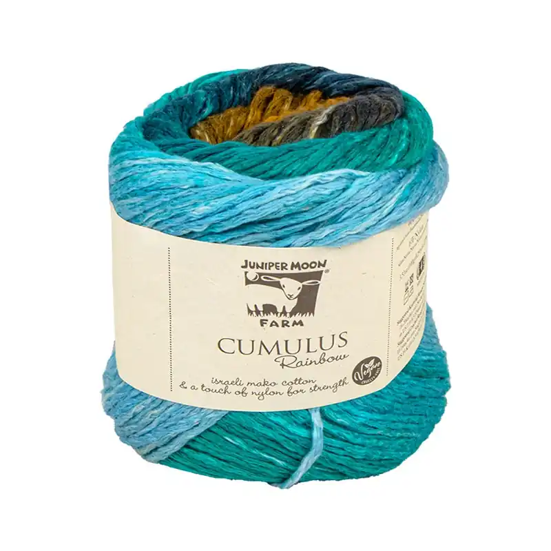 Fast Shipping Lake House Cumulus Rainbow Cotton Blend Yarn | Juniper Moon Farm #K-CUMR-224