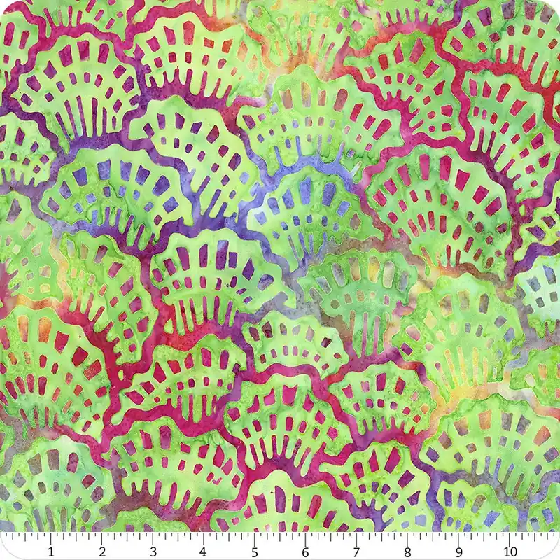 Tutti Frutti Artisan Batiks Island Green Scallops Yardage | SKU# 22826-211 Price Cut