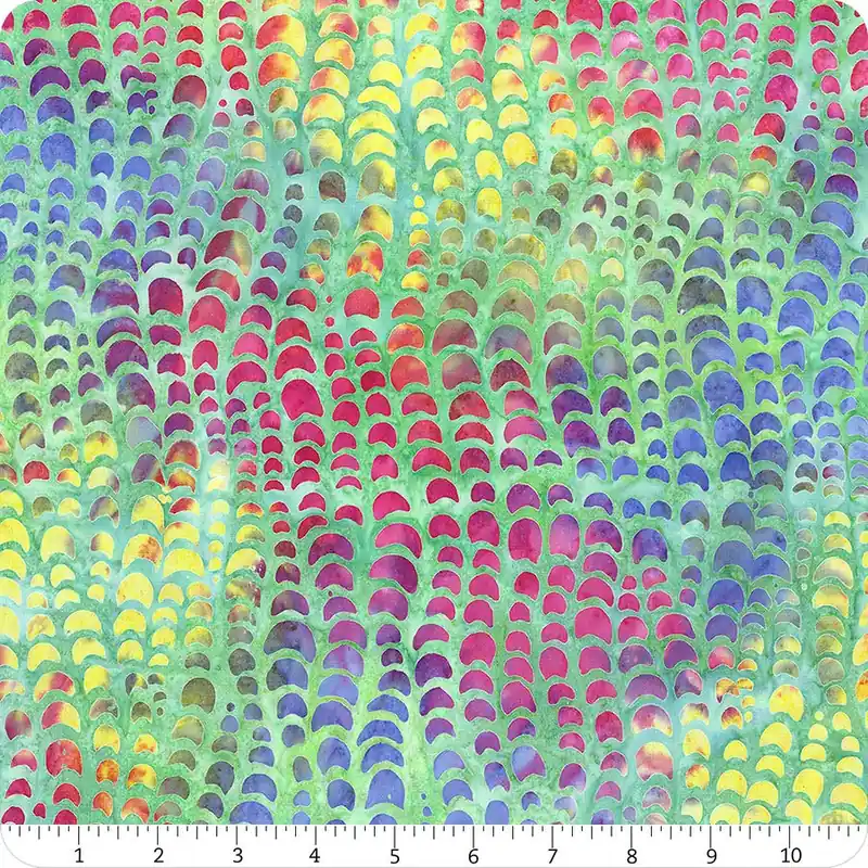 Tutti Frutti Artisan Batiks Tropical Wavy Stripe Yardage | SKU# 22829-197 Factory Price