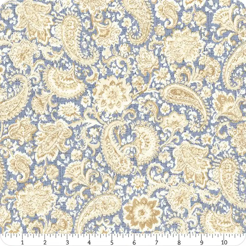 Radiance Light Denim Floral and Paisley Yardage | SKU# 98742-412 Best Price