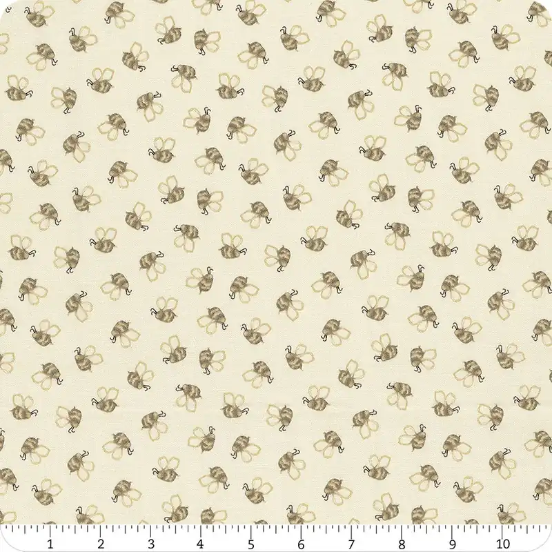 You Are My Sunshine Cream Bee Yardage | SKU# 1470-40 Bargain