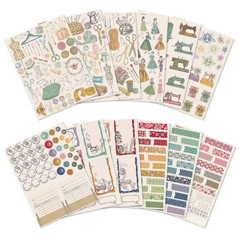 Sew & Stitch Sticker Set | Lori Holt of Bee in my Bonnet #ST-41236 Price Cut