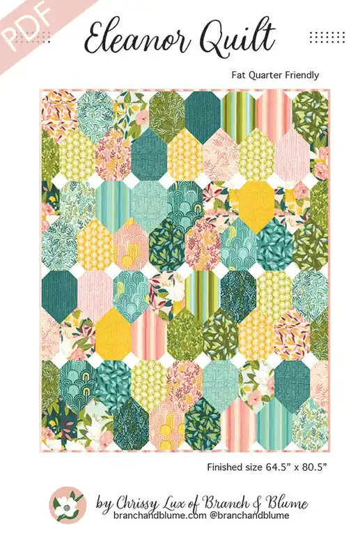 Eleanor Quilt Downloadable PDF Quilt Pattern | Branch & Blume Exclusive Offer