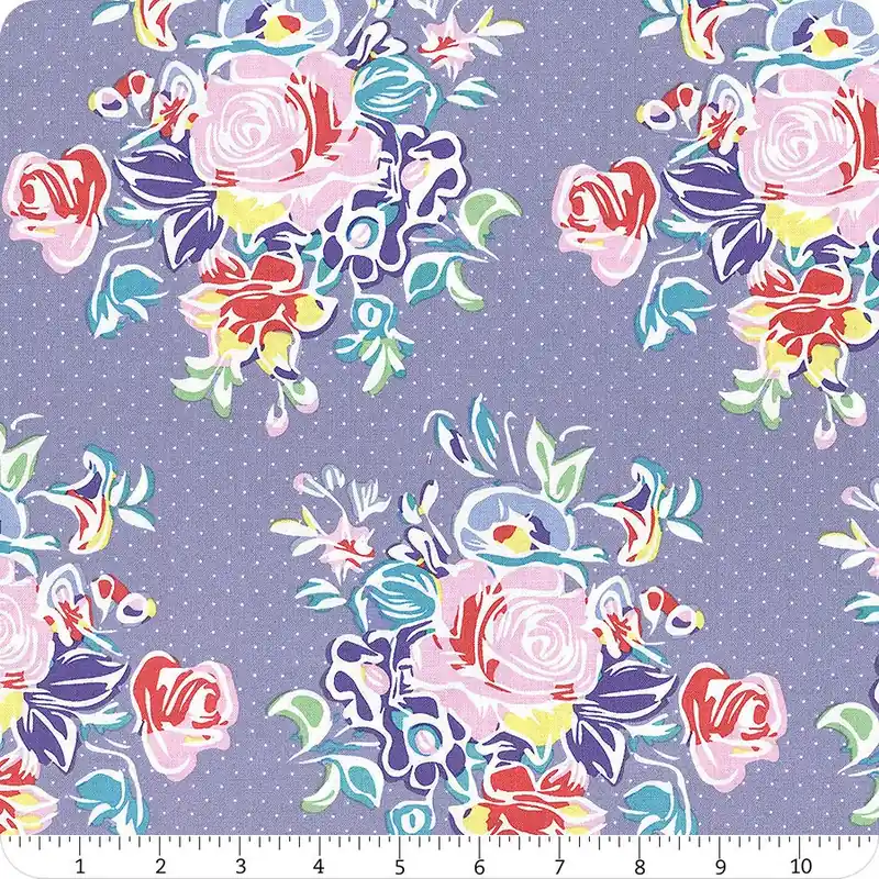 Place Order Always in Season Blueberry Large Floral Yardage | SKU# C15100-BLUEBERRY