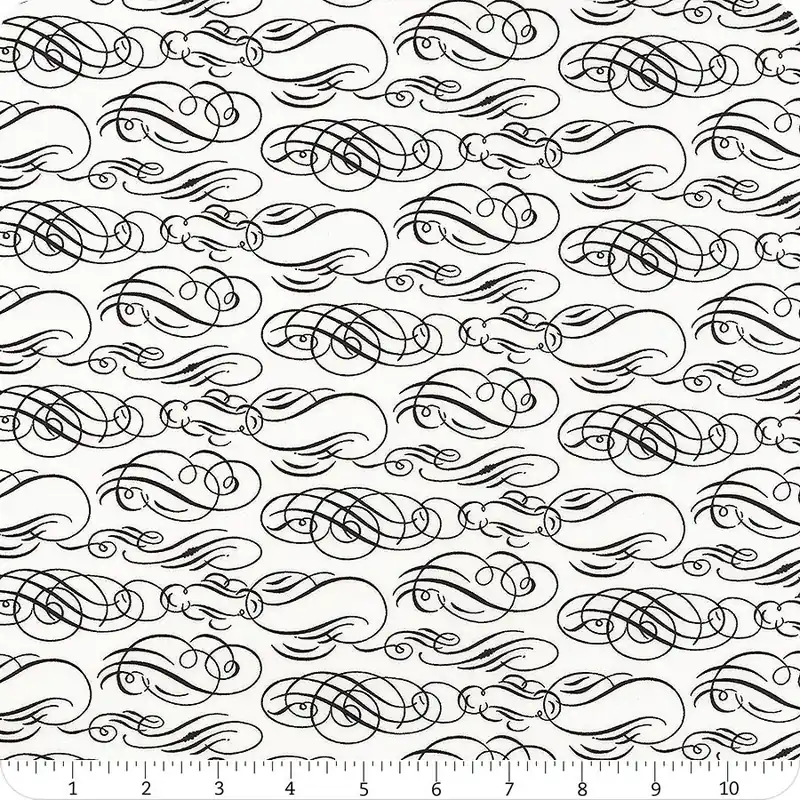 Sable & Swan Porcelain Cartouches Yardage | SKU# 7442-12 Warranty Included