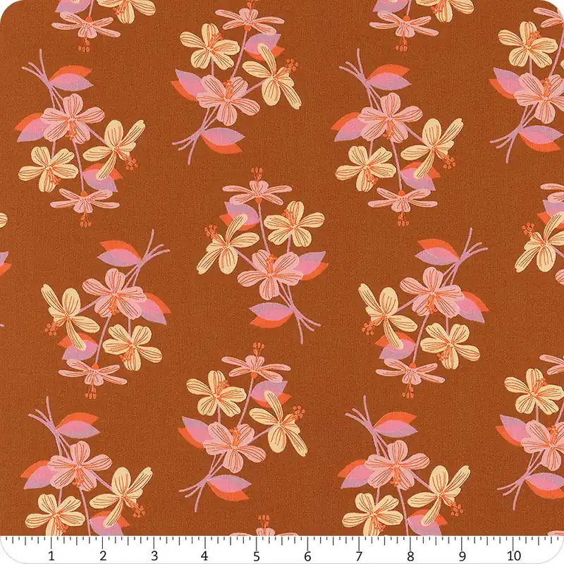 Don’t Miss Out Favorite Flowers Spice Nosegay Yardage | SKU# RS5144-13