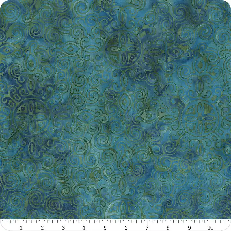 Best Price Back it with Banyan! Peacock Matera 108" Wide Batiks Yardage | SKU# B83187-627