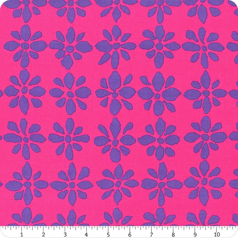Kaffe Fassett Collective Pink Snow Flower Yardage | SKU# PWBM094-PINK Today Only