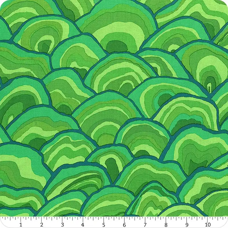 Don’t Miss Out Kaffe Fassett Collective Green Wobble Yardage | SKU# PWBM092-GREEN