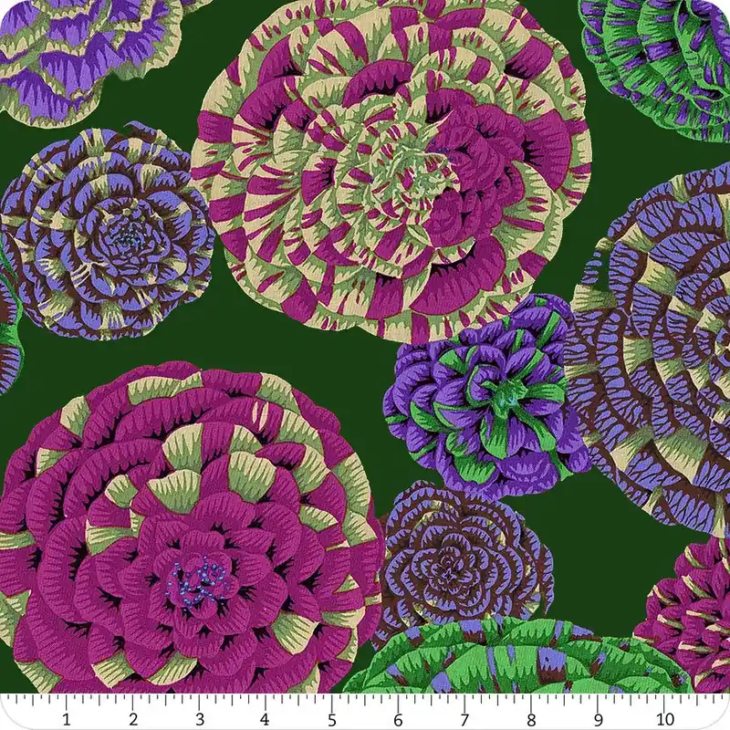 Save Now Kaffe Fassett Collective Dark Japonica Yardage | SKU# PWPJ130-DARK