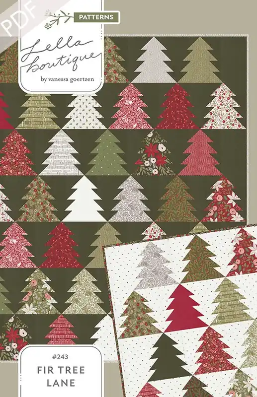 Exclusive Fir Tree Lane Downloadable PDF Quilt Pattern | Lella Boutique