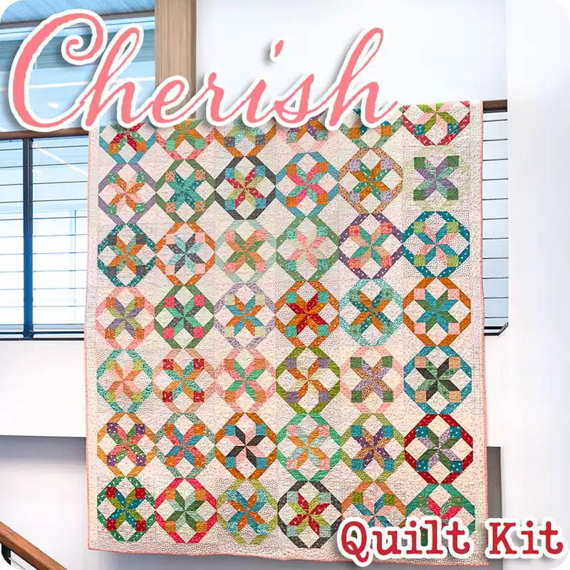 Budget Cherish Quilt Kit | Featuring Gentler Times by Lori Holt
