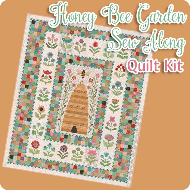 Honey Bee Garden Sew Along Quilt Kit | Featuring Gentler Times by Lori Holt Brand New