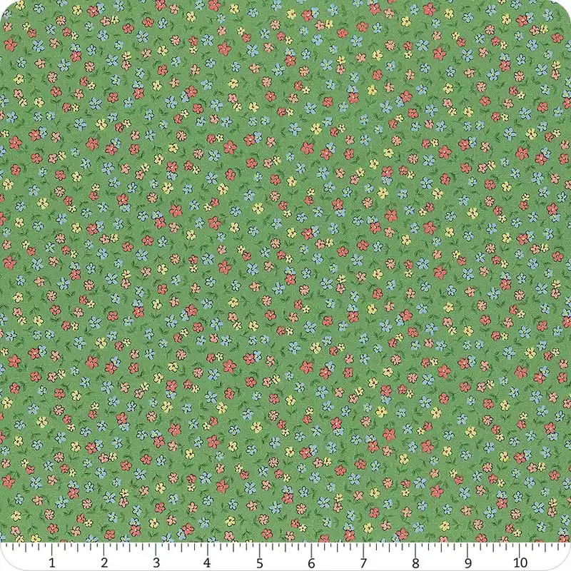 Special Discount Playtime 30's Kelly Flowers Yardage | SKU# C15154-KELLY