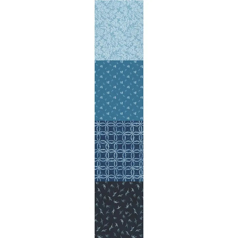 Celebrating 50 Years of Moda Indigo Four in One Blender Print Yardage | SKU# 33800-14 No Minimum Order