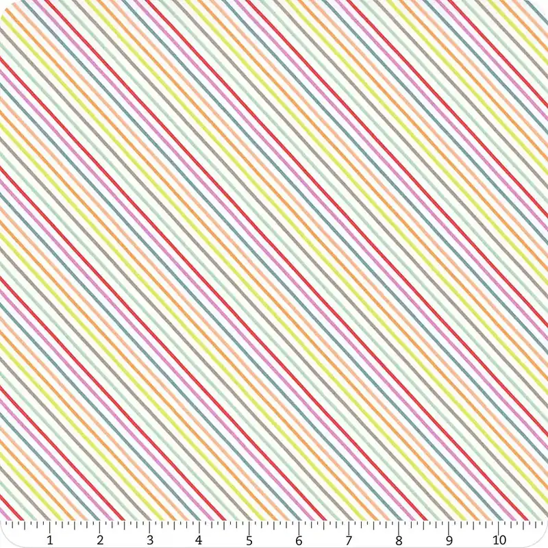 Free Returns Laguna Sunrise Off White Stripe Yardage | SKU# 37687-11