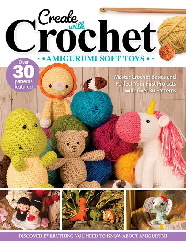 New Arrival Create with Crochet: Amigurumi Soft Toys Crochet Book | Jen Neal #L0741C