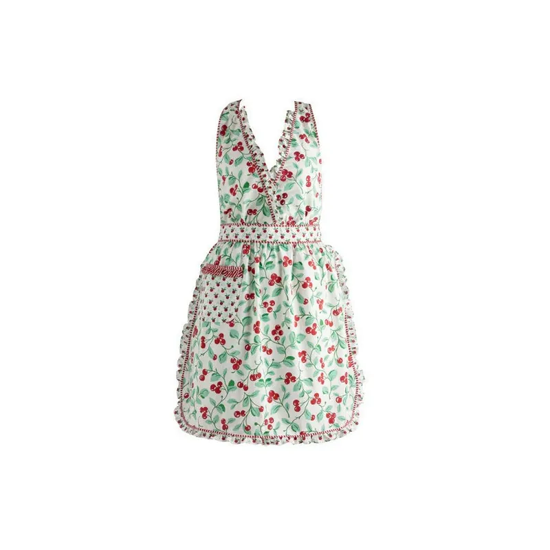 Worldwide Shipping Cheri Cherry Vintage Apron
