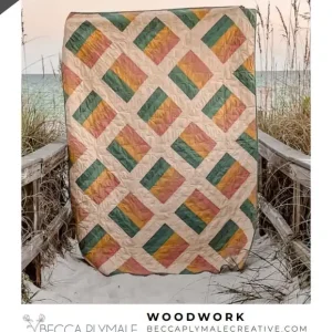 Woodwork Downloadable PDF Quilt Pattern | Becca Plymale Creative Bulk Order