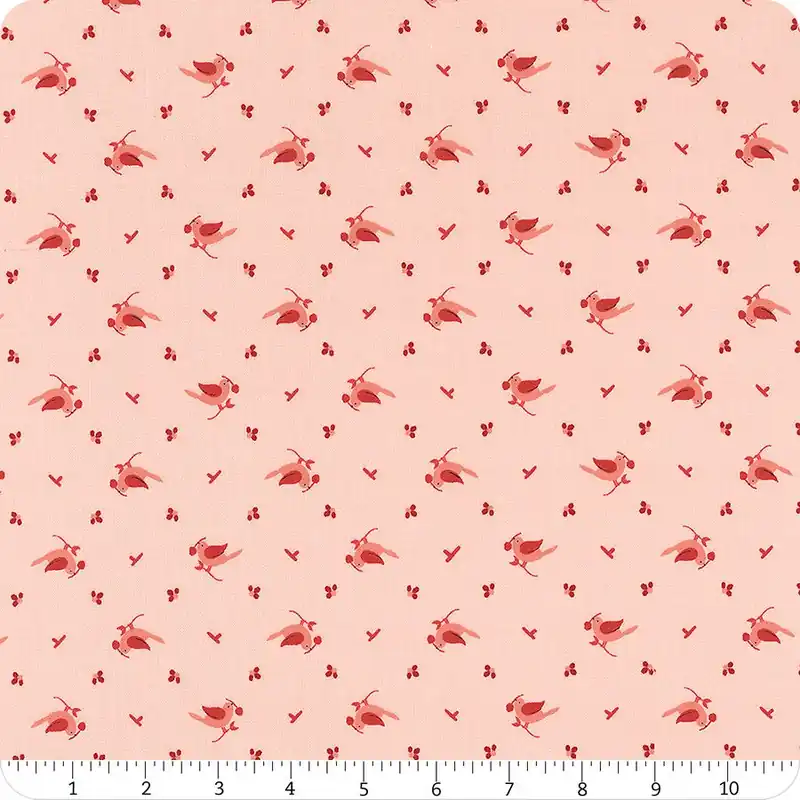 Hollyhocks & Roses Hollyhock Pink Early Bird Yardage | SKU# 3053-18 Hot Picks