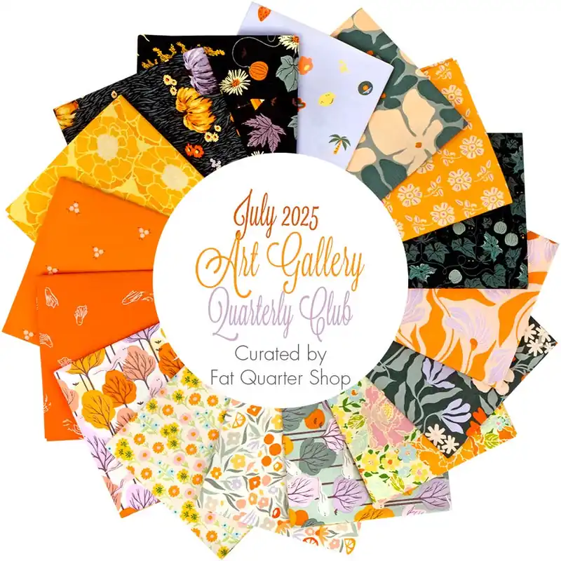 Free Returns July 2025 AGF Quarterly Club Fat Quarter Bundle | Fat Quarter Shop Exclusive