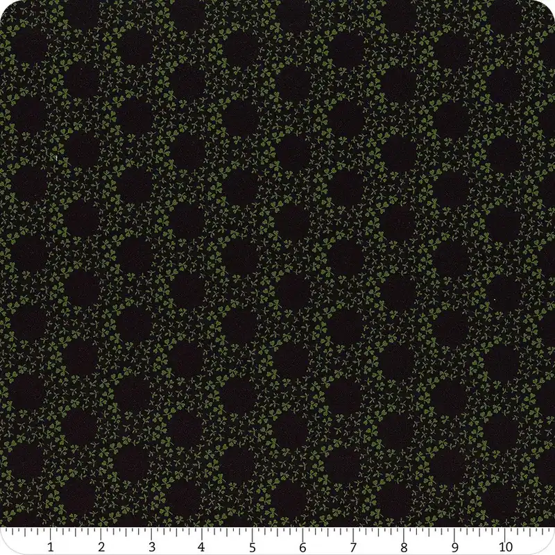 Little Clover Black Clover Rings Yardage | SKU# 1246-K Free Delivery