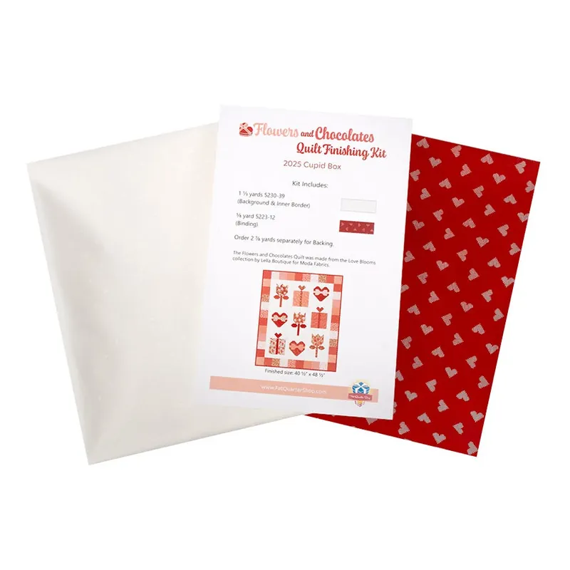 The 2025 Cupid Box Finishing Kit | Fat Quarter Shop Exclusive Warranty Included