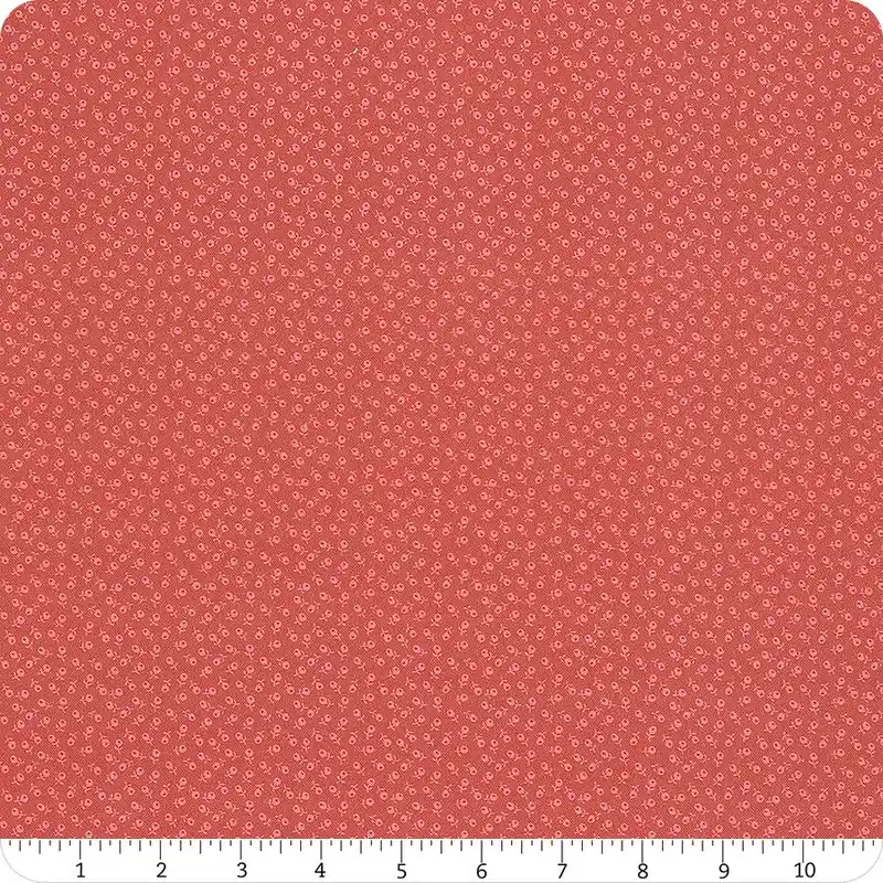 Fan Favorite Victoria Pink on Red Ditsy Floral Yardage | SKU# VICT5674-R