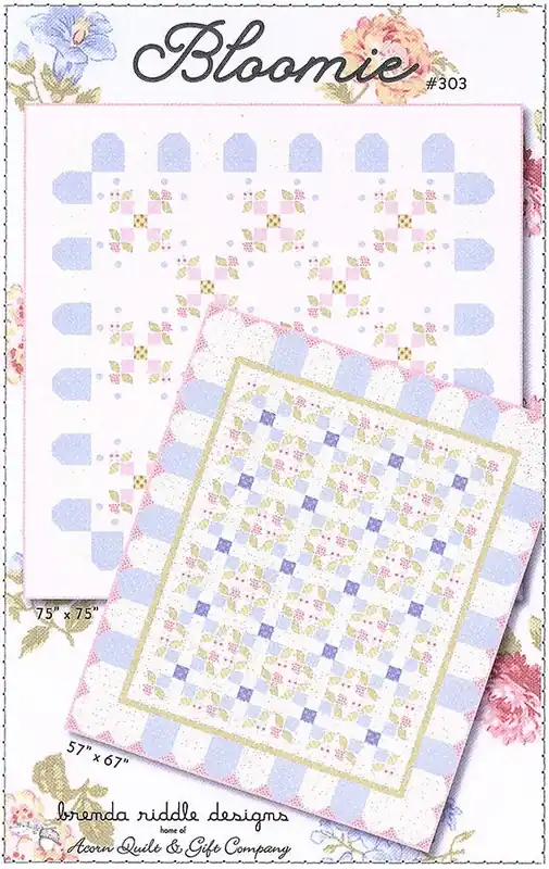 Trending Bloomie Quilt Pattern | Acorn Quilt & Gift Company Patterns #AQ-303
