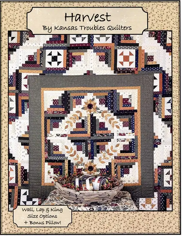 Weekend Sale Harvest Quilt Pattern | Kansas Troubles Quilters Patterns #KT-25146