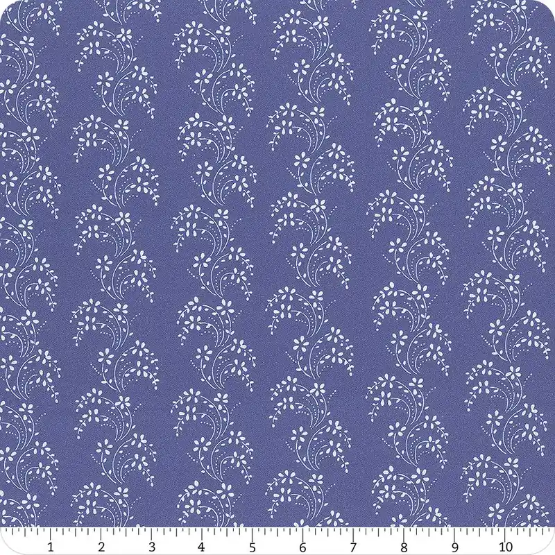 Jasper Blue Chambray Border Lace Yardage | SKU# 54368-5 Grab Now