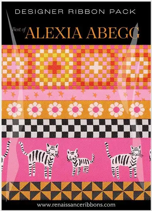 Best of Alexia Abegg Mixtape Designer Ribbon Pack | Renaissance Ribbons #DP-138 Top Rated