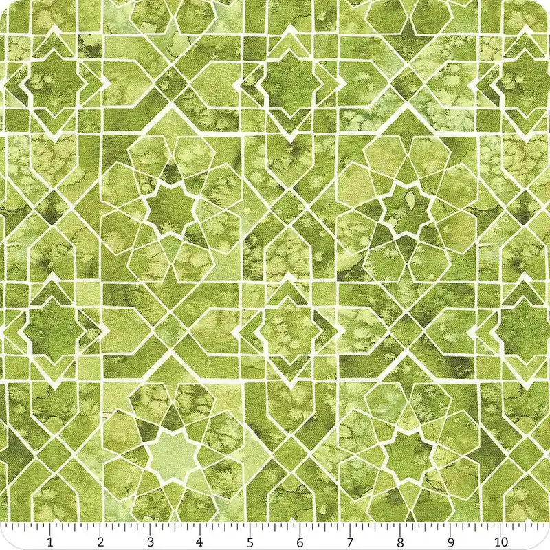 Trusted Brand Sunshine and Blue Skies Grass Mosaic Sky Yardage | SKU# 39822-13