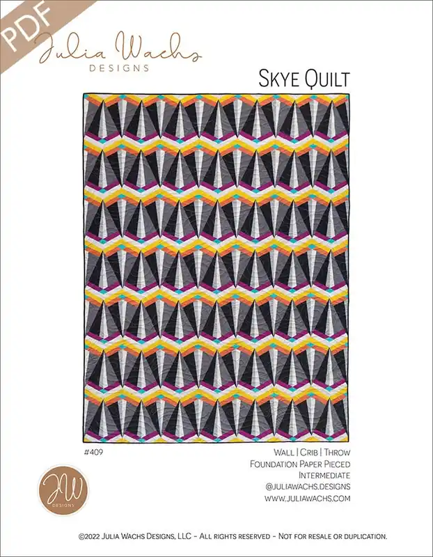 Best Seller Skye Downloadable PDF Quilt Pattern | Julia Wachs Designs