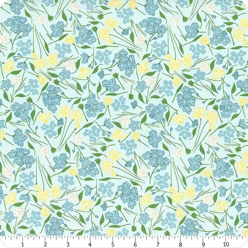 Quilting Bees Light Blue Wildflowers Yardage | SKU# 37230208-03 Limited Time