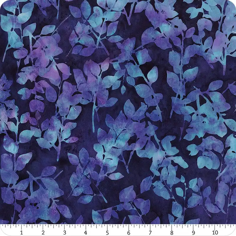 In Demand Electric Rose Batiks Julie Leaves Yardage | SKU# W2585-332