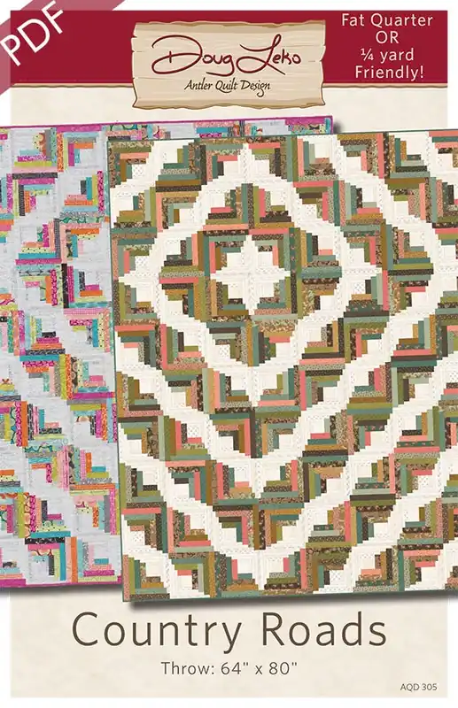 Express Delivery Country Roads Downloadable PDF Quilt Pattern | Antler Quilt Design