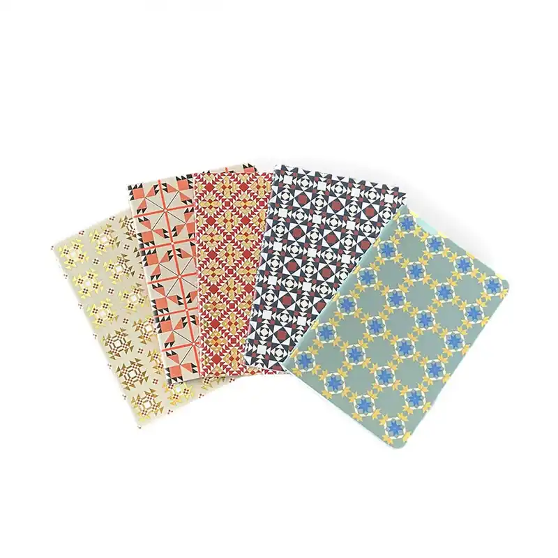 Set of 5 Classic Quilts Soft Notebooks | Built Quilt #BQ-SN5CQ No Minimum Order