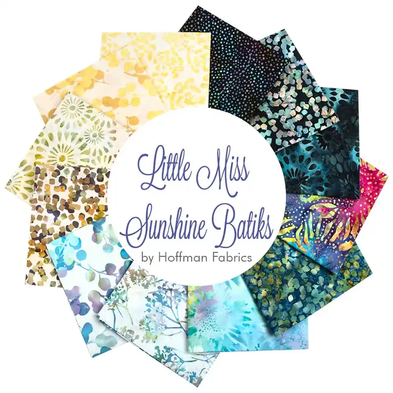 Bulk Order Little Miss Sunshine Batiks Fat Quarter Bundle | Hoffman Fabrics