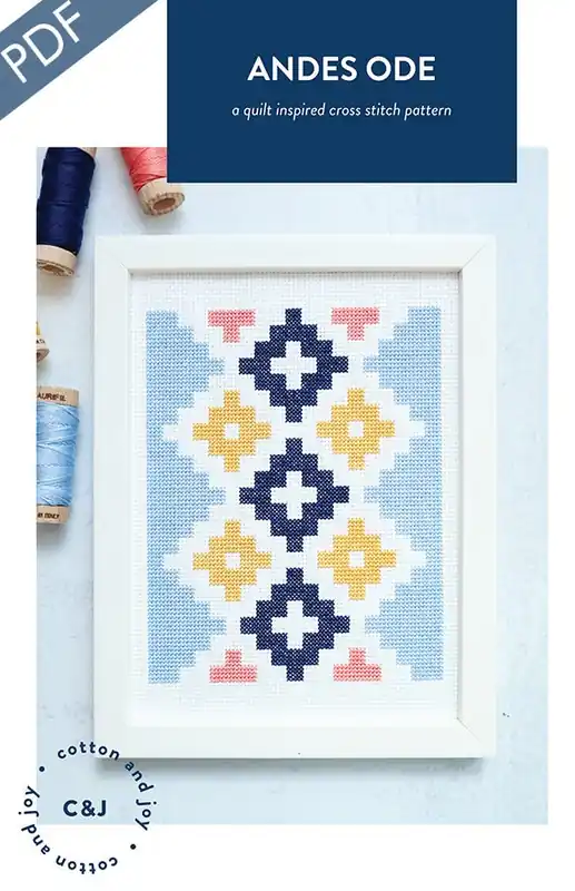 Andes Ode Downloadable PDF Cross Stitch Pattern | Cotton and Joy Low Price
