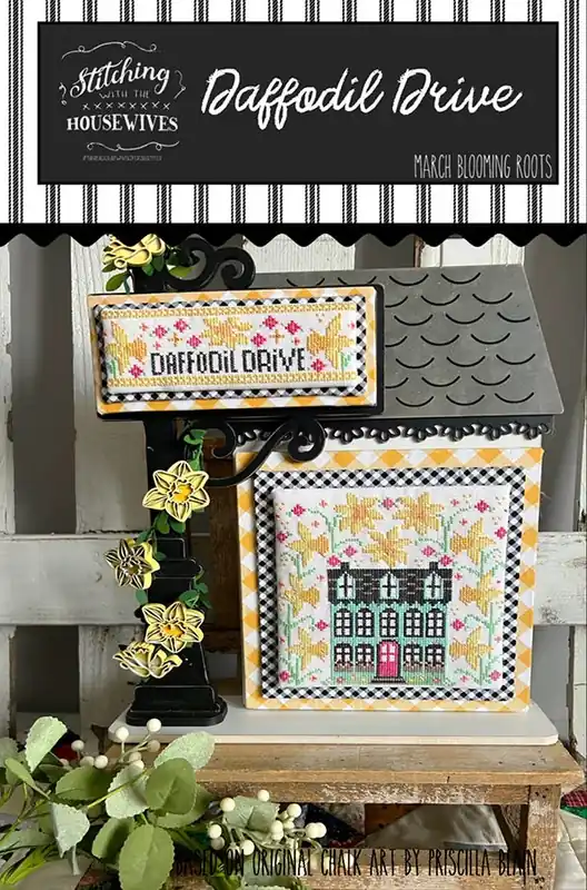 Buy Direct Daffodil Drive Blooming Roots Cross Stitch Pattern | Stitching with the Housewives